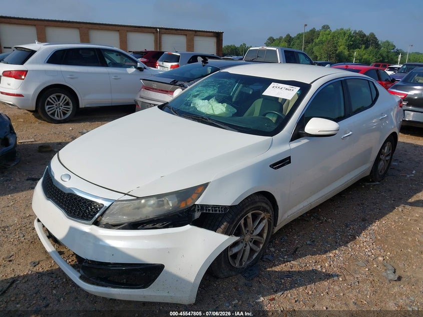 2013 Kia Optima VIN 5XXGM4A74DG196180 IAAI salvage auction — FRONT END, Salvage (North Carolina), sold $500 on 2026-07-20 (photo 2)
