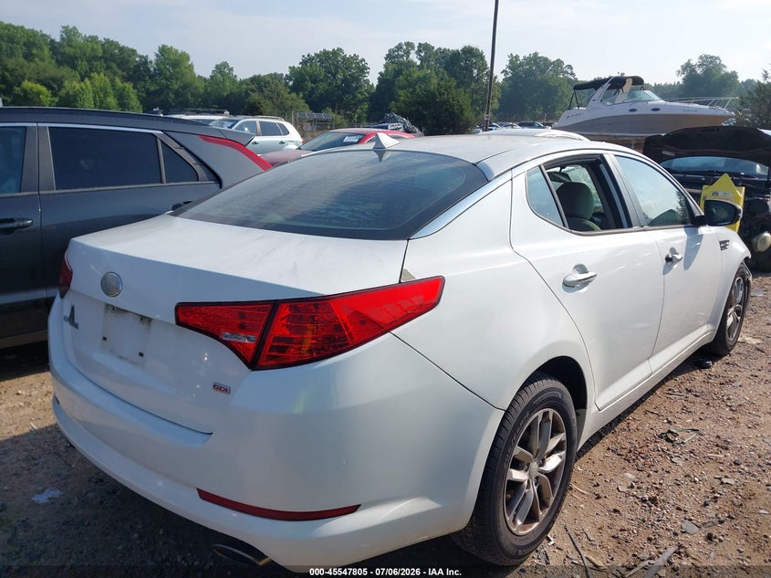 2013 Kia Optima VIN 5XXGM4A74DG196180 IAAI salvage auction — FRONT END, Salvage (North Carolina), sold $500 on 2026-07-20 (photo 4)