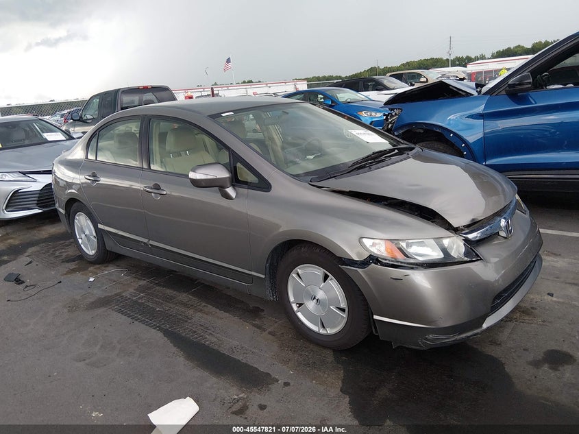 2008 Honda Civic VIN JHMFA36278S015210 IAAI salvage auction — FRONT END, Salvage (North Carolina), sold $1,150 on 2026-07-22 (photo 1)