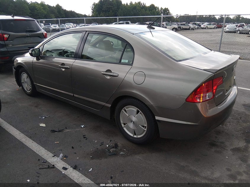 2008 Honda Civic VIN JHMFA36278S015210 IAAI salvage auction — FRONT END, Salvage (North Carolina), sold $1,150 on 2026-07-22 (photo 3)