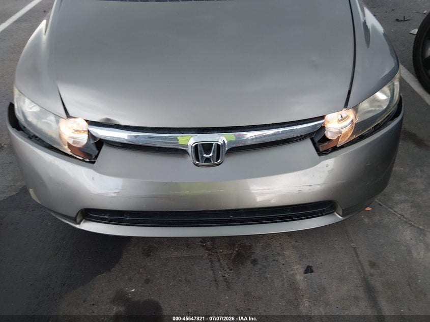 2008 Honda Civic VIN JHMFA36278S015210 IAAI salvage auction — FRONT END, Salvage (North Carolina), sold $1,150 on 2026-07-22 (photo 6)