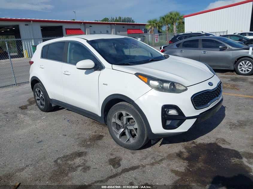 2020 Kia Sportage VIN KNDPMCAC9L7699024 IAAI salvage auction — UNKNOWN, Clear (Florida), sold $4,200 on 2026-07-29 (photo 1)
