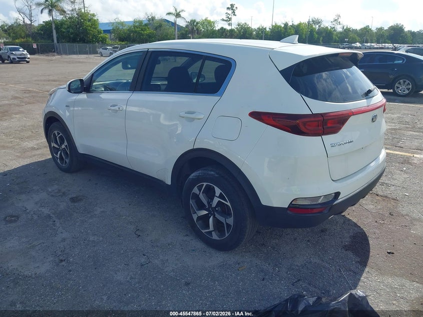 2020 Kia Sportage VIN KNDPMCAC9L7699024 IAAI salvage auction — UNKNOWN, Clear (Florida), sold $4,200 on 2026-07-29 (photo 3)