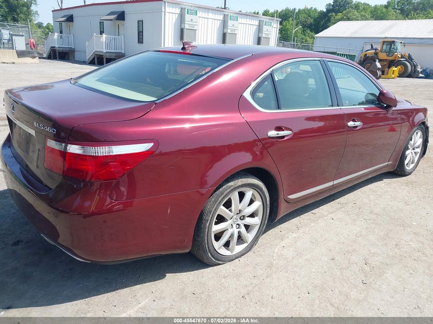 2008 Lexus Ls 460 VIN JTHBL46F685081800 IAAI salvage auction — NORMAL WEAR, Clear (Maryland), sold $1,100 on 2026-07-28 (photo 4)