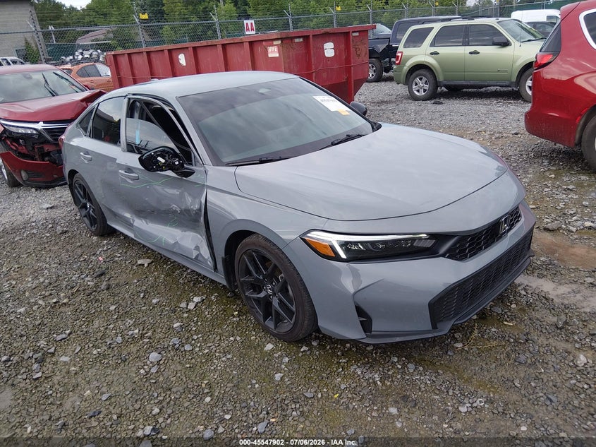 2025 Honda Civic VIN 2HGFE2F54SH564227 — IAAI salvage auction photo