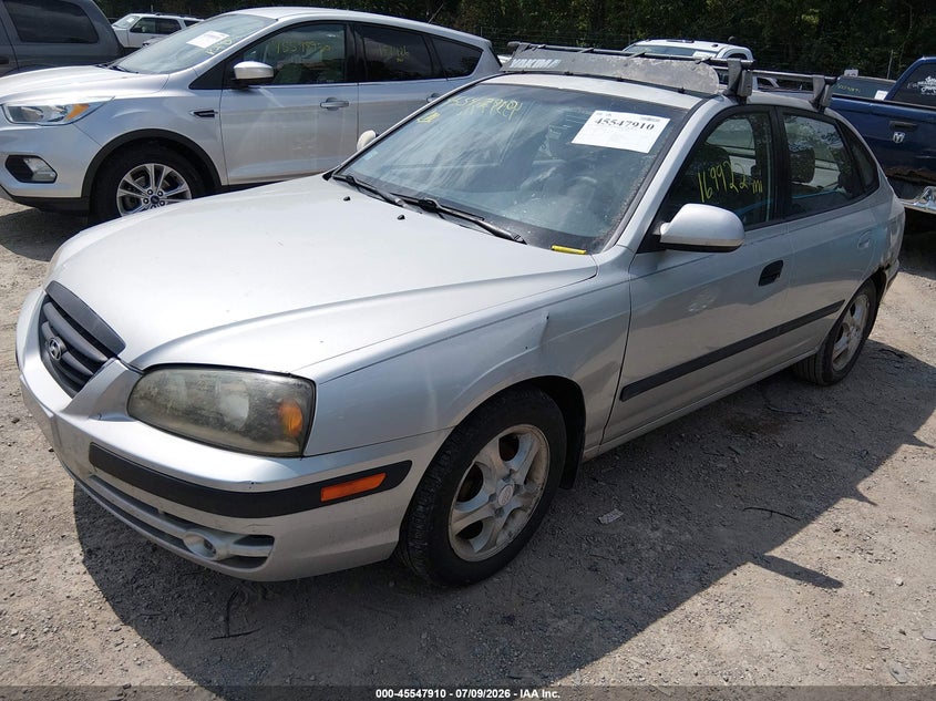 2005 Hyundai Elantra VIN KMHDN56D95U145169 IAAI salvage auction — NORMAL WEAR, Clear (Indiana), sold $325 on 2026-07-15 (photo 2)