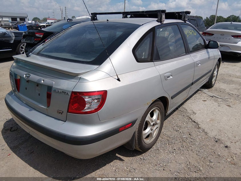 2005 Hyundai Elantra VIN KMHDN56D95U145169 IAAI salvage auction — NORMAL WEAR, Clear (Indiana), sold $325 on 2026-07-15 (photo 4)