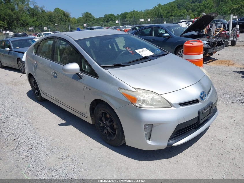 2012 Toyota Prius VIN JTDKN3DU4C5439105 IAAI salvage auction — NORMAL WEAR, Clear (Virginia), sold $1,750 on 2026-07-28 (photo 1)