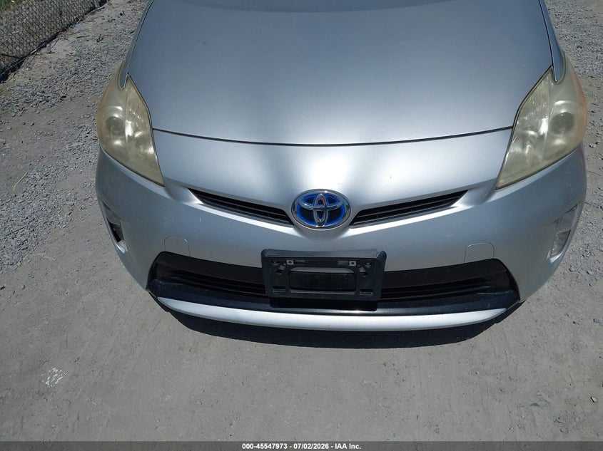 2012 Toyota Prius VIN JTDKN3DU4C5439105 IAAI salvage auction — NORMAL WEAR, Clear (Virginia), sold $1,750 on 2026-07-28 (photo 6)