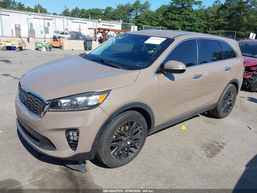 2020 Kia Sorento VIN 5XYPGDA50LG617859 IAAI salvage auction — WATER/FLOOD, Mv-907A (New York), sold $1,950 on 2026-07-28 (photo 2)