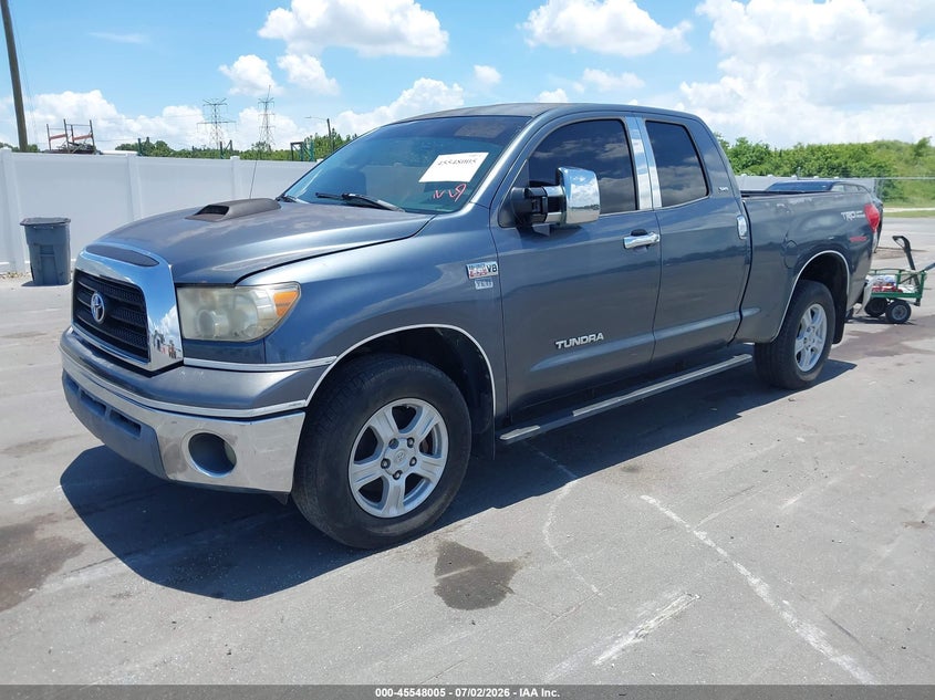 2008 Toyota Tundra VIN 5TFRV54188X048454 IAAI salvage auction — REAR END, Clear (Florida), sold $3,100 on 2026-07-20 (photo 2)