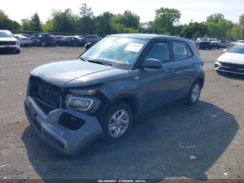 2021 Hyundai Venue VIN KMHRB8A36MU096297 IAAI salvage auction — LEFT FRONT, Salvage Title, sold $3,250 on 2026-08-01 (photo 2)