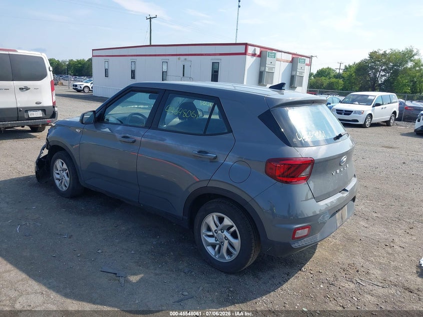 2021 Hyundai Venue VIN KMHRB8A36MU096297 IAAI salvage auction — LEFT FRONT, Salvage Title, sold $3,250 on 2026-08-01 (photo 3)