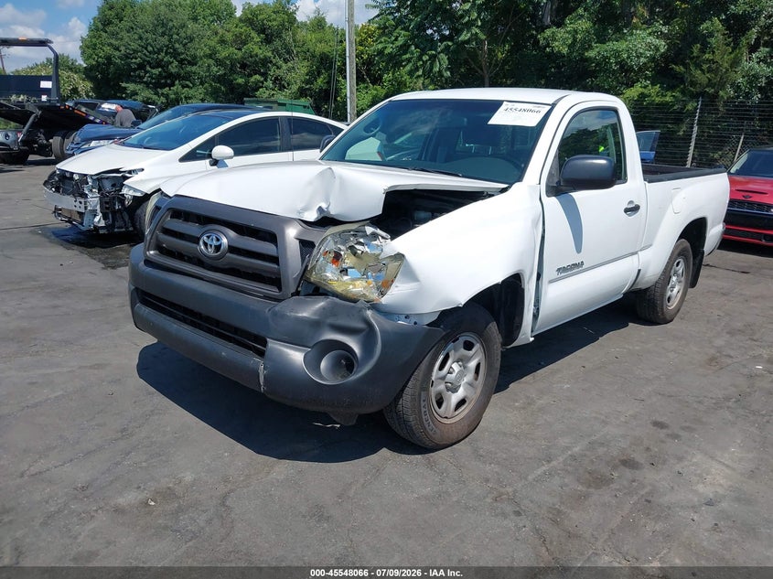 2009 Toyota Tacoma VIN 5TENX22N39Z621915 IAAI salvage auction — LEFT FRONT, Salvage (North Carolina), sold $1,050 on 2026-07-30 (photo 2)