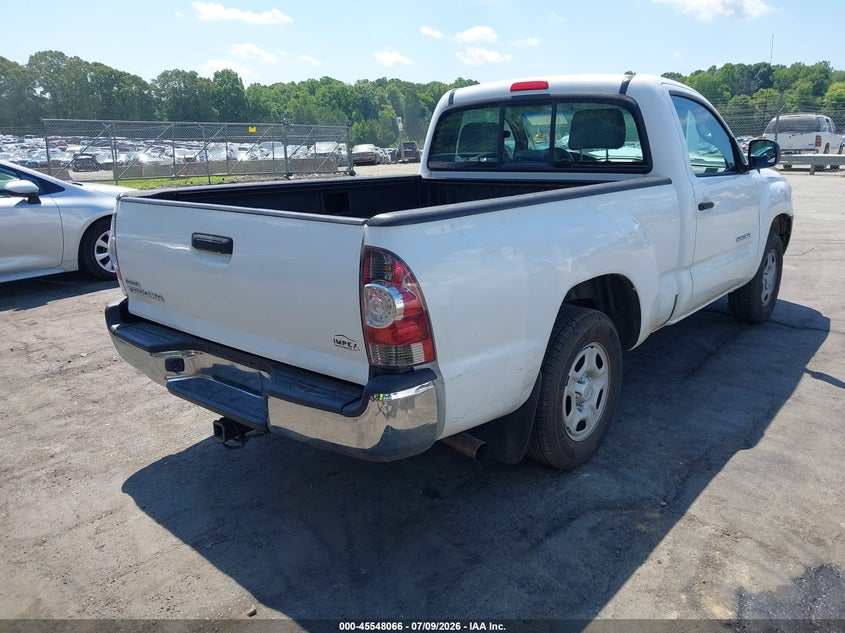 2009 Toyota Tacoma VIN 5TENX22N39Z621915 IAAI salvage auction — LEFT FRONT, Salvage (North Carolina), sold $1,050 on 2026-07-30 (photo 4)
