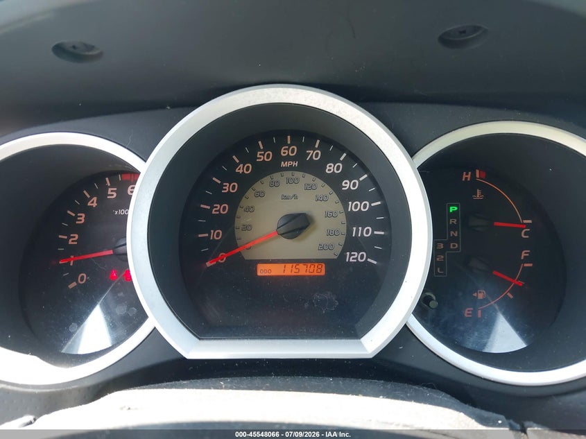 2009 Toyota Tacoma VIN 5TENX22N39Z621915 IAAI salvage auction — LEFT FRONT, Salvage (North Carolina), sold $1,050 on 2026-07-30 (photo 7)