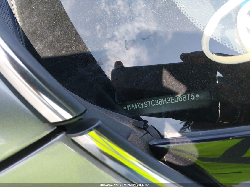 2017 Mini Countryman VIN WMZYS7C38H3E06875 IAAI salvage auction — NORMAL WEAR, Original (Texas), sold $7,775 on 2026-07-13 (photo 9)