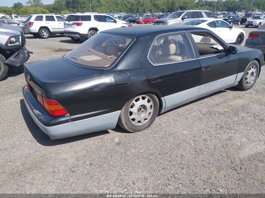1996 Lexus Ls 400 VIN JT8BH22F6T0064688 IAAI salvage auction — NORMAL WEAR, Clear (Delaware), sold $225 on 2026-07-27 (photo 4)