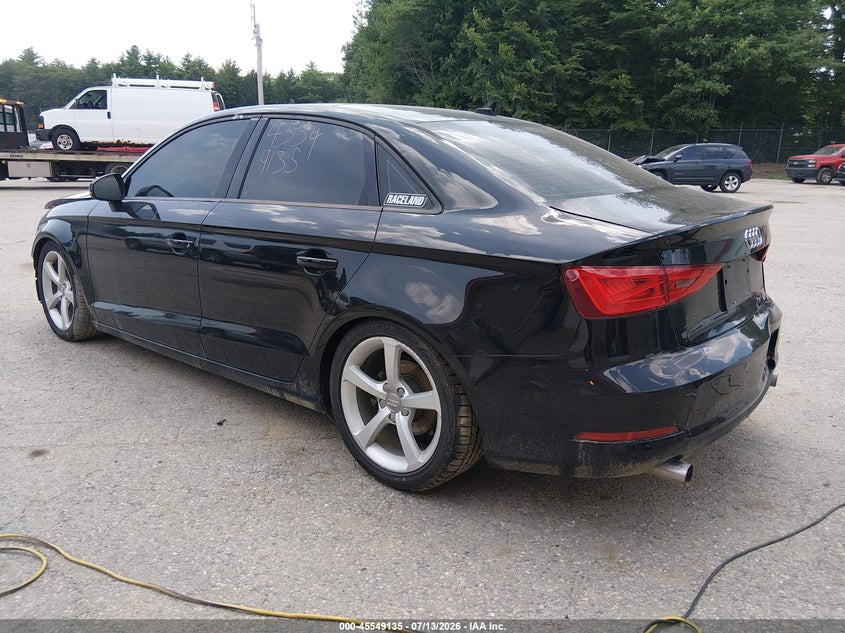 2016 Audi A3 VIN WAUB8GFF4G1059995 IAAI salvage auction — FRONT & REAR, Salvage (Maine), sold $500 on 2026-09-28 (photo 3)