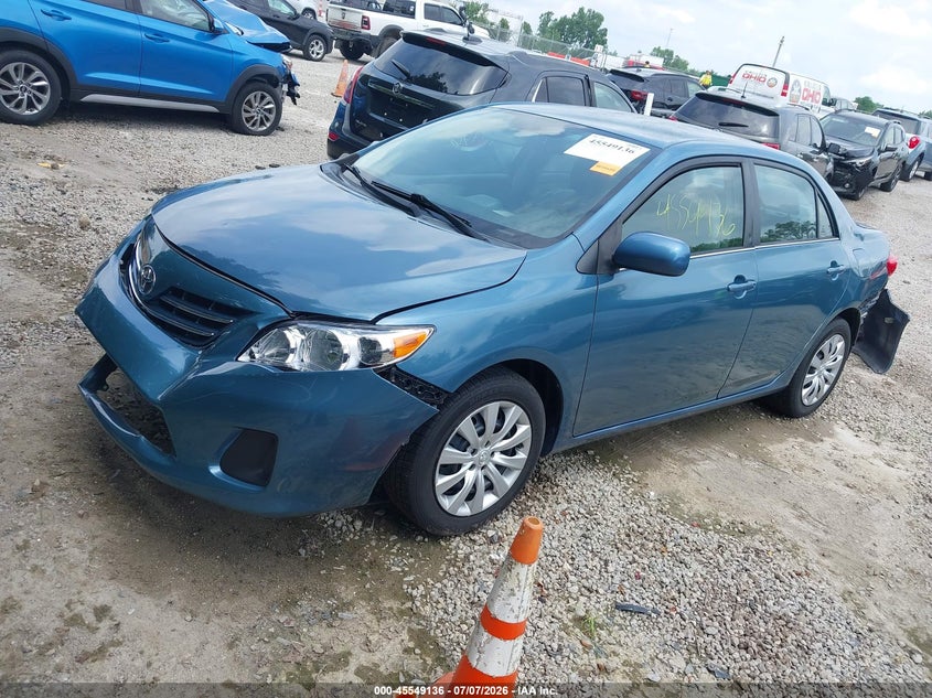 2013 Toyota Corolla VIN 5YFBU4EEXDP154350 IAAI salvage auction — FRONT & REAR, Salvage (Ohio), sold $1,550 on 2026-07-28 (photo 2)