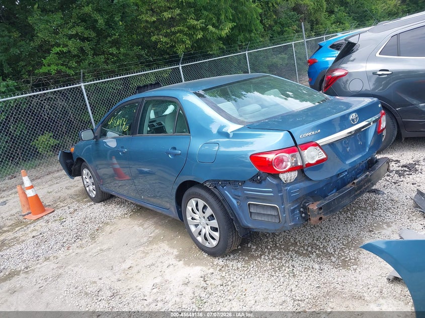 2013 Toyota Corolla VIN 5YFBU4EEXDP154350 IAAI salvage auction — FRONT & REAR, Salvage (Ohio), sold $1,550 on 2026-07-28 (photo 3)