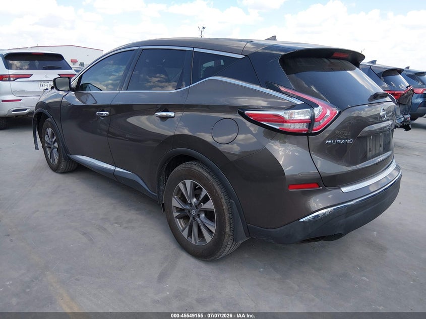 2015 Nissan Murano VIN 5N1AZ2MG2FN285403 IAAI salvage auction — FRONT END, Wait Title, sold $2,050 on 2026-08-25 (photo 3)