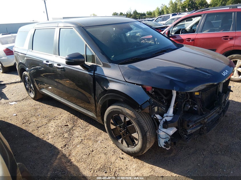 2026 Kia Carnival VIN KNDNB5KA8T6118916 IAAI salvage auction — FRONT END, Enterprise Vehicles Clear Only (Ohio), sold $19,400 on 2026-07-29 (photo 1)