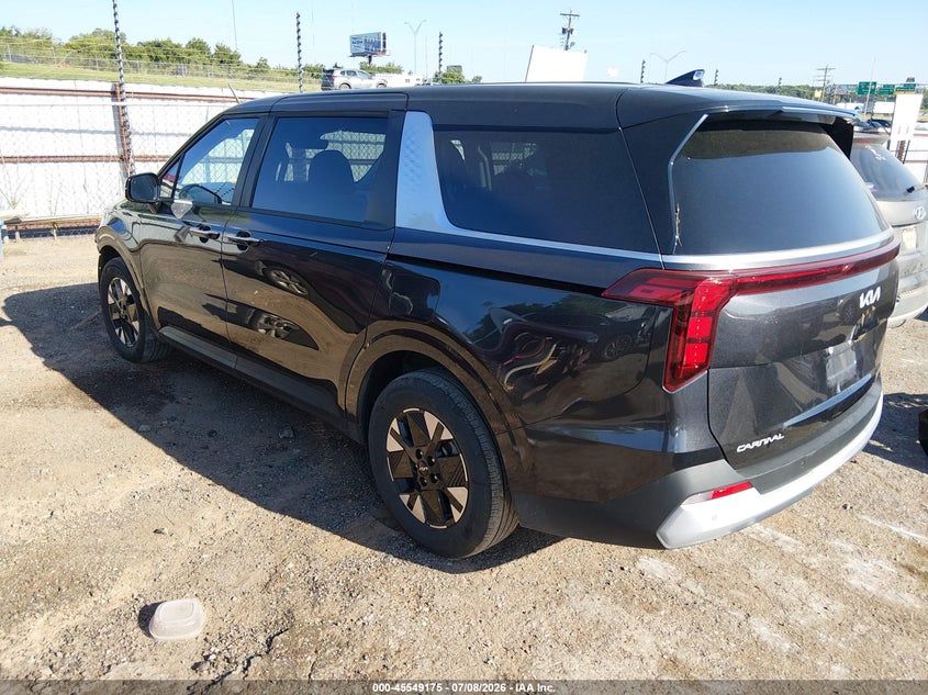 2026 Kia Carnival VIN KNDNB5KA8T6118916 IAAI salvage auction — FRONT END, Enterprise Vehicles Clear Only (Ohio), sold $19,400 on 2026-07-29 (photo 3)