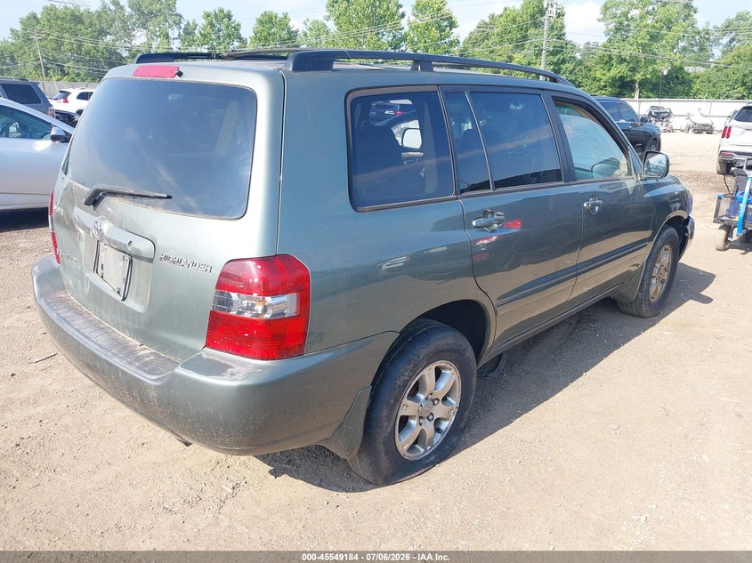 2006 Toyota Highlander VIN JTEEP21A660163955 IAAI salvage auction — NORMAL WEAR, Original (Ohio), sold $875 on 2026-07-30 (photo 4)