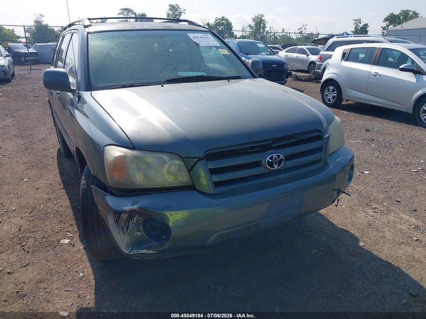 2006 Toyota Highlander VIN JTEEP21A660163955 IAAI salvage auction — NORMAL WEAR, Original (Ohio), sold $875 on 2026-07-30 (photo 6)