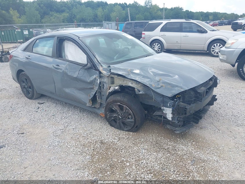 2023 Hyundai Elantra VIN KMHLM4AJ1PU038061 IAAI salvage auction — SIDE, Salvage Title, sold $3,600 on 2026-08-02 (photo 1)