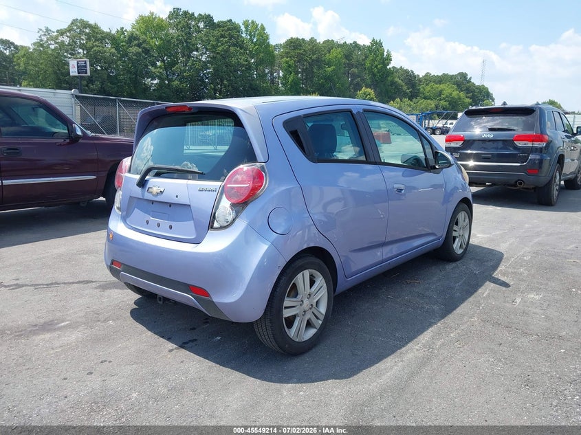 2015 Chevrolet Spark VIN KL8CD6S9XFC741868 IAAI salvage auction — NORMAL WEAR, Repossession Paperwork (Georgia), sold $375 on 2026-07-22 (photo 4)