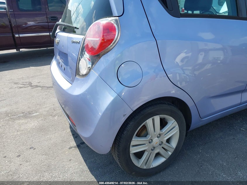 2015 Chevrolet Spark VIN KL8CD6S9XFC741868 IAAI salvage auction — NORMAL WEAR, Repossession Paperwork (Georgia), sold $375 on 2026-07-22 (photo 6)