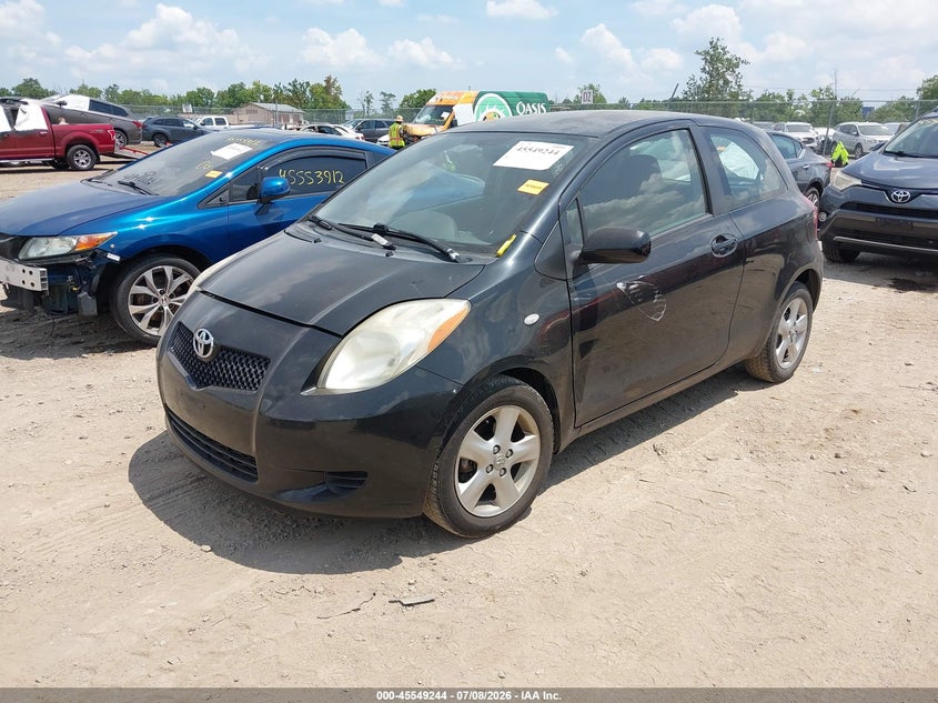 2007 Toyota Yaris VIN JTDJT923275095407 IAAI salvage auction — SIDE, Salvage (Ohio), sold $525 on 2026-07-30 (photo 2)