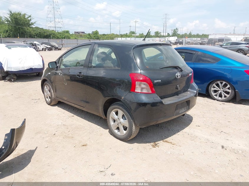 2007 Toyota Yaris VIN JTDJT923275095407 IAAI salvage auction — SIDE, Salvage (Ohio), sold $525 on 2026-07-30 (photo 3)
