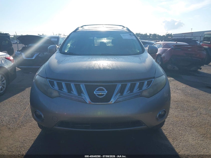 2010 Nissan Murano VIN JN8AZ1MUXAW012365 IAAI salvage auction — NORMAL WEAR, Clear (Louisiana), sold $600 on 2026-07-28 (photo 6)