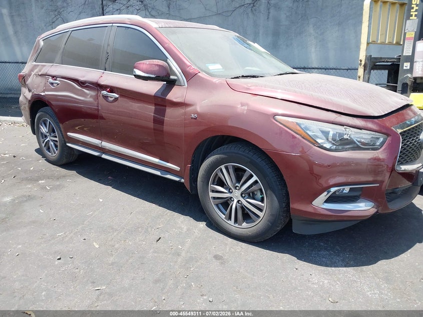 2019 Infiniti Qx60 VIN 5N1DL0MN2KC501063 — IAAI salvage auction photo