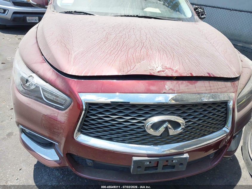 2019 Infiniti Qx60 VIN 5N1DL0MN2KC501063 IAAI salvage auction — SIDE, Salvage Certificate (California), sold $2,550 on 2026-07-05 (photo 6)