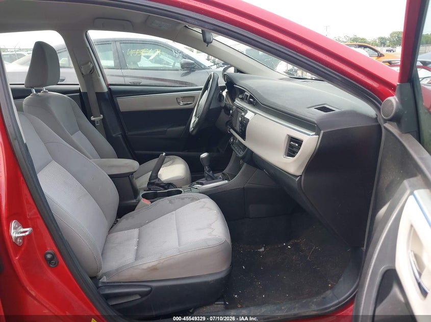 2014 Toyota Corolla VIN 5YFBURHE6EP059987 IAAI salvage auction — FRONT END, Clear (Virginia), sold $1,700 on 2026-07-24 (photo 5)