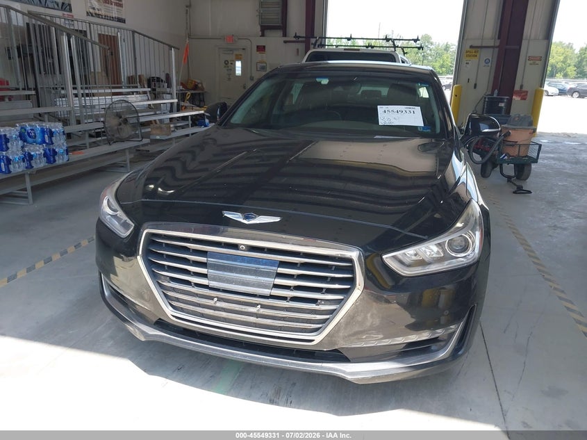 2017 Genesis G90 VIN KMHG54JHXHU031669 IAAI salvage auction — NORMAL WEAR, Clear (Virginia), sold $3,300 on 2026-07-17 (photo 6)