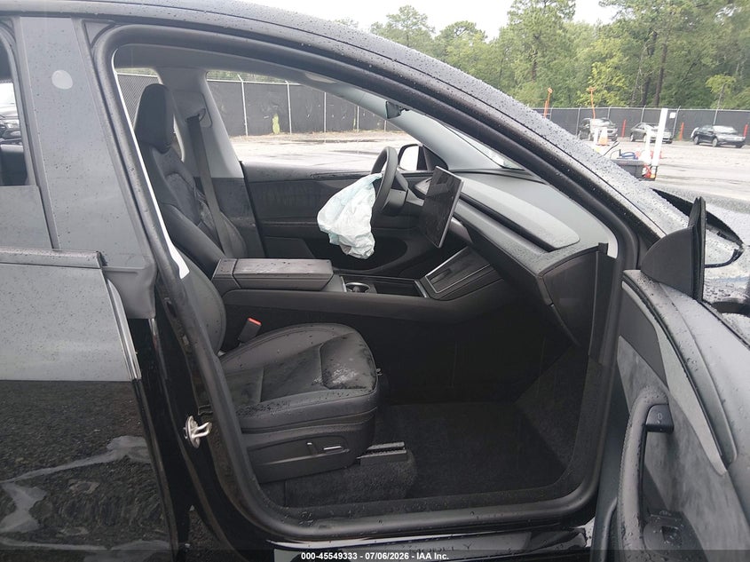 2026 Tesla Model y VIN 7SAYGDED0TA445846 IAAI salvage auction — FRONT END, Clear (South Carolina), sold $15,900 on 2026-08-28 (photo 5)