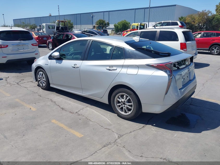 2016 Toyota Prius VIN JTDKARFU0G3503900 IAAI salvage auction — NORMAL WEAR, Clear - Dealer Only (California), sold $5,750 on 2026-07-20 (photo 3)
