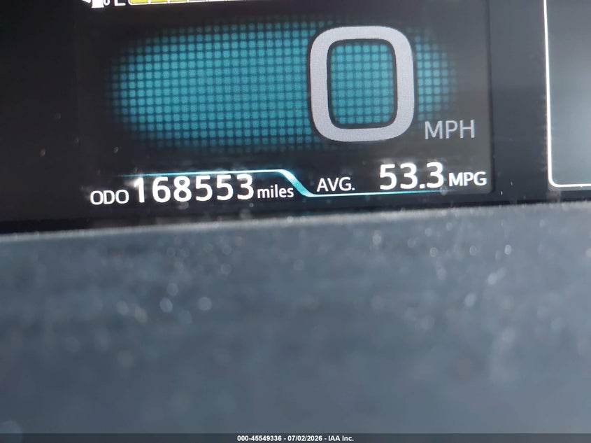 2016 Toyota Prius VIN JTDKARFU0G3503900 IAAI salvage auction — NORMAL WEAR, Clear - Dealer Only (California), sold $5,750 on 2026-07-20 (photo 7)