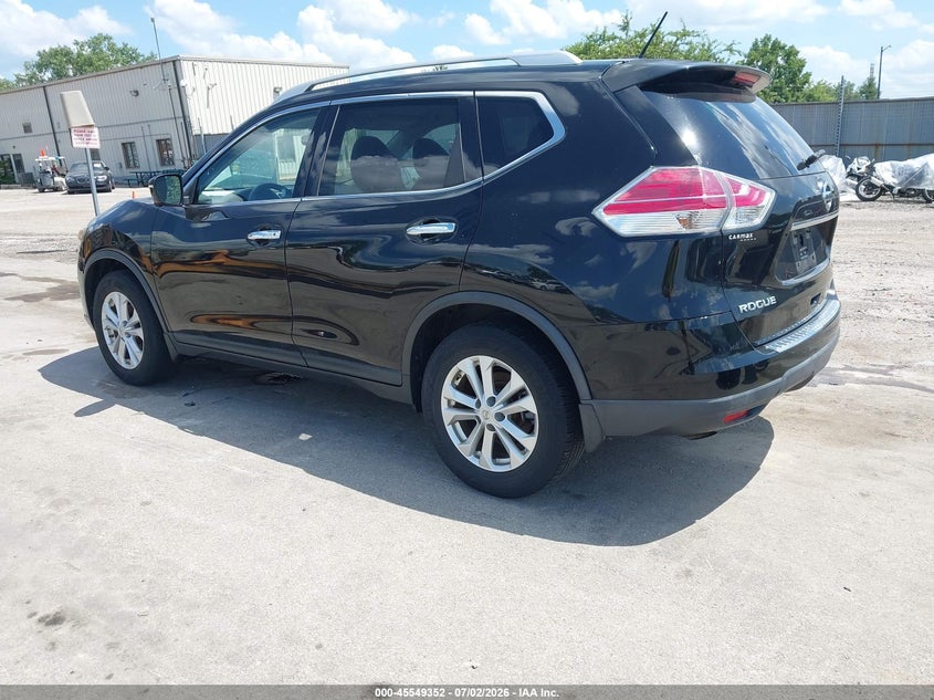 2015 Nissan Rogue VIN KNMAT2MV8FP509492 IAAI salvage auction — HAIL, Clear (Illinois), sold $1,375 on 2026-07-20 (photo 3)