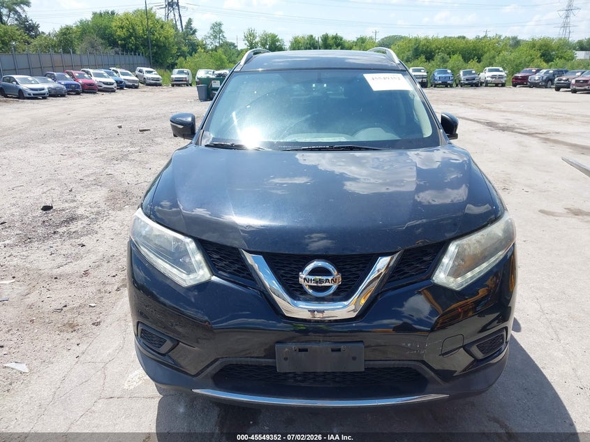 2015 Nissan Rogue VIN KNMAT2MV8FP509492 IAAI salvage auction — HAIL, Clear (Illinois), sold $1,375 on 2026-07-20 (photo 6)