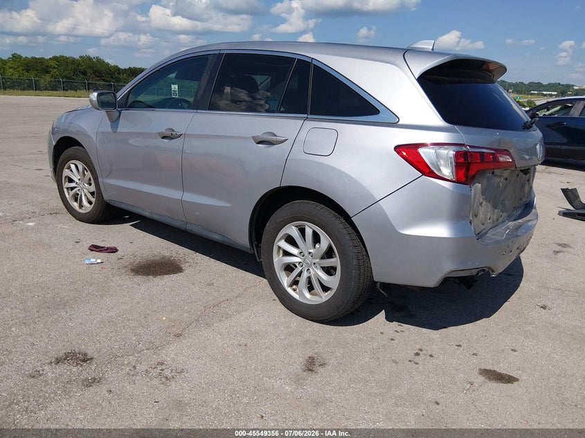 2017 Acura Rdx VIN 5J8TB4H33HL021191 IAAI salvage auction — REAR END, Salvage Title, sold $3,675 on 2026-08-27 (photo 3)