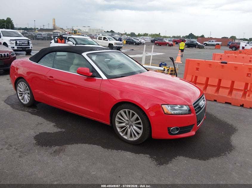 2011 Audi A5 VIN WAULFAFH4BN001766 IAAI salvage auction — RIGHT SIDE, Salvage (Missouri), sold $3,450 on 2026-09-15 (photo 1)