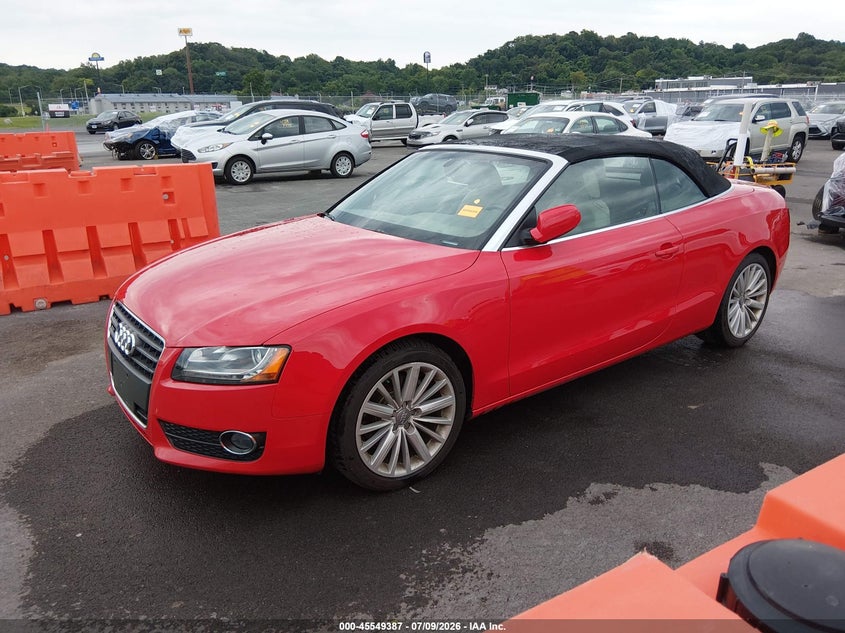 2011 Audi A5 VIN WAULFAFH4BN001766 IAAI salvage auction — RIGHT SIDE, Salvage (Missouri), sold $3,450 on 2026-09-15 (photo 2)