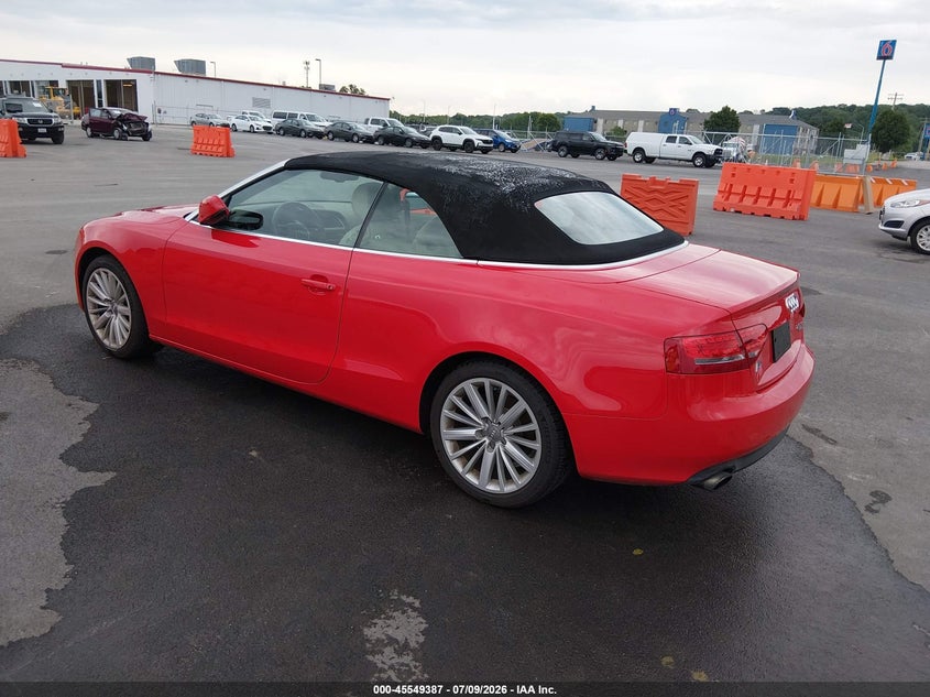 2011 Audi A5 VIN WAULFAFH4BN001766 IAAI salvage auction — RIGHT SIDE, Salvage (Missouri), sold $3,450 on 2026-09-15 (photo 3)