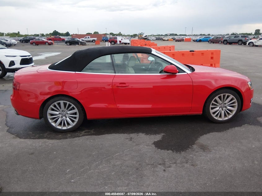 2011 Audi A5 VIN WAULFAFH4BN001766 IAAI salvage auction — RIGHT SIDE, Salvage (Missouri), sold $3,450 on 2026-09-15 (photo 6)